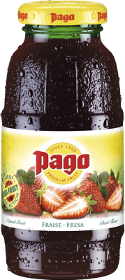 28,95 € 送料無料 | 12個入りボックス ソフトドリンク Zumos Pago スペイン 小瓶 20 cl Fresa — イチゴ