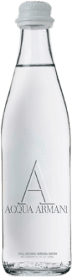 46,95 € 送料無料 | 24個入りボックス 水 Acqua Armani Mineral Natural — 天然ミネラル イタリア 1/3ボトル 33 cl