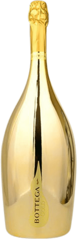 101,95 € Kostenloser Versand | Weißer Sekt Bottega Gold — Edition Gold I.G.T. Veneto Venetien Italien Glera Doppelmagnum Jeroboam-Flasche 3 L