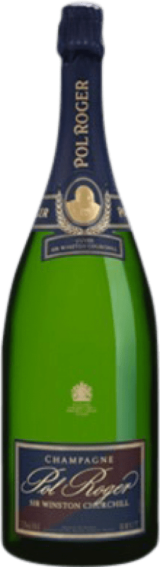 564,95 € 送料無料 | 白のスパークリングワイン Pol Roger Sir Winston Churchill A.O.C. Champagne シャンパン フランス Pinot Noir — ピノ・ノワール, Chardonnay — シャルドネ マグナムボトル 1,5 L