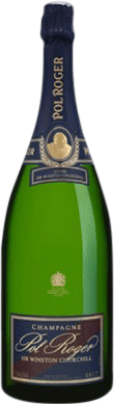 561,95 € Kostenloser Versand | Weißer Sekt Pol Roger Sir Winston Churchill A.O.C. Champagne Champagner Frankreich Spätburgunder, Chardonnay Magnum-Flasche 1,5 L