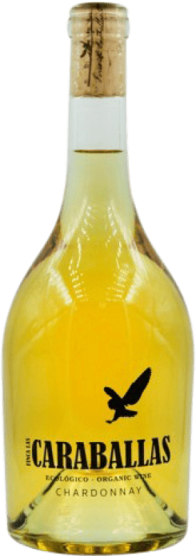 16,95 € Envío gratis | Vino blanco Finca Las Caraballas I.G.P. Vino de la Tierra de Castilla y León Castilla y León España Chardonnay Botella 75 cl