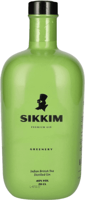 34,95 € Spedizione Gratuita | Gin Sikkim Gin Greenery Bottiglia 70 cl