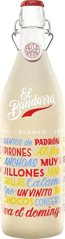 10,95 € Бесплатная доставка | Вермут Martí Serdà El Bandarra Blanco — Белый Каталония Испания Garnacha — Гренаш, Xarel·lo — Шарелло Бутылка 1 L