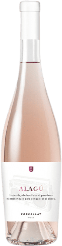 10,95 € Envío gratis | Vino Rosado Casa Corredor Alagú Forcallat Rosé — Rosado D.O. Alicante Comunidad Valenciana España Forcayat del Arco Botella 75 cl