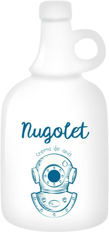 16,95 € Spedizione Gratuita | Crema di Liquore SyS Nugolet Anís Spagna Bottiglia 1 L