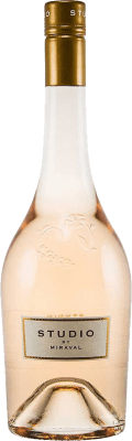 16,95 € 免费送货 | 玫瑰酒 Château Miraval Studio by Miraval Rosé A.O.C. Côtes de Provence 普罗旺斯 法国 Grenache, Cinsault, Rolle 瓶子 75 cl