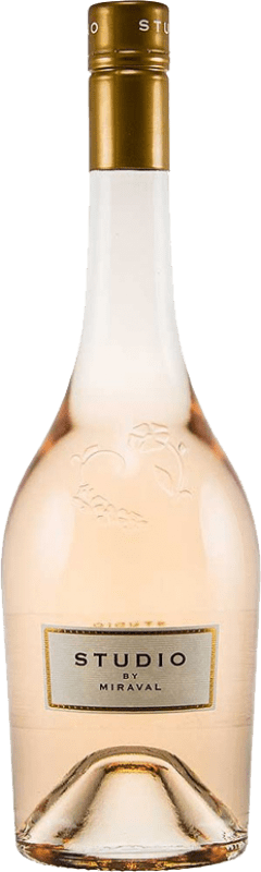 15,95 € Бесплатная доставка | Розовое вино Château Miraval Studio by Miraval Rosé A.O.C. Côtes de Provence Прованс Франция Grenache, Cinsault, Rolle бутылка 75 cl