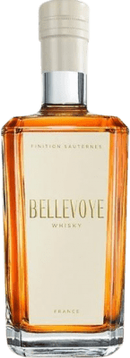 63,95 € Envío gratis | Whisky Single Malt Les Bienheureux Bellevoye Blanc Edition Sauternes Botella 70 cl