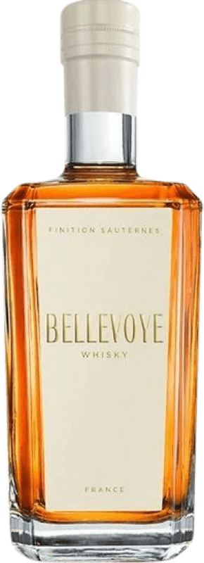 67,95 € Envio grátis | Whisky Single Malt Les Bienheureux Bellevoye Blanc Edition Sauternes Garrafa 70 cl