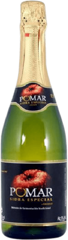 2,95 € Envío gratis | Sidra Pomar Espumosa Principado de Asturias España Botella 75 cl