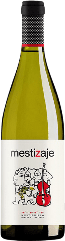 19,95 € Free Shipping | White wine Mustiguillo Mestizaje Blanco D.O.P. Vino de Pago El Terrerazo Spain Malvasía, Viognier, Merseguera Magnum Bottle 1,5 L