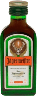 2,95 € Free Shipping | Herbal Liqueur Mast Jägermeister Germany Miniature Bottle 4 cl