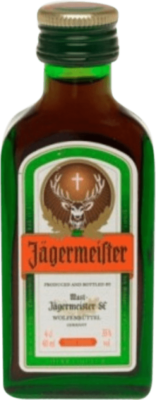 2,95 € Free Shipping | Spirits Mast Jägermeister Germany Miniature Bottle 4 cl