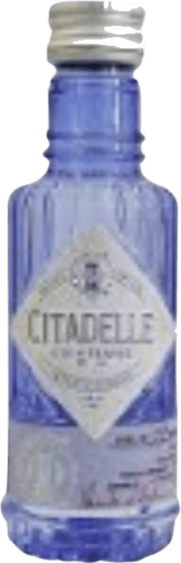 3,95 € Бесплатная доставка | Джин Citadelle Франция Мини-бутылка 5 cl