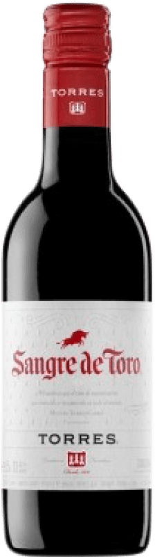 2,95 € Envoi gratuit | Vin Rouge Torres Sangre de Toro D.O. Catalunya Catalogne Espagne Petite Bouteille 18 cl