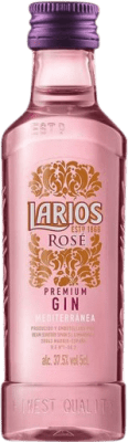 2,95 € 免费送货 | 金酒 Gin Larios Rosé — 桃红葡萄酒, Premium — 高端 西班牙 小瓶装 5 cl Fresa — 草莓