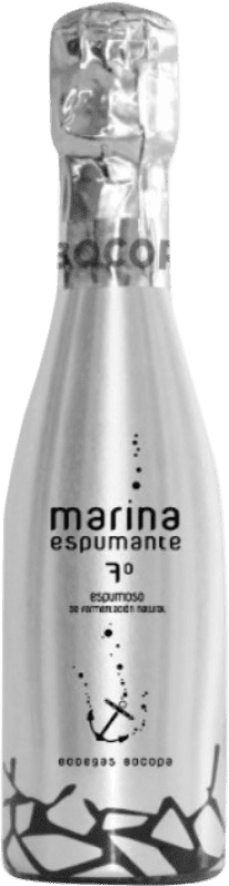 4,95 € 免费送货 | 白起泡酒 Bocopa Marina Espumante D.O. Alicante 巴伦西亚社区 西班牙 Muscat, Muscat of Alexandria 小瓶 20 cl