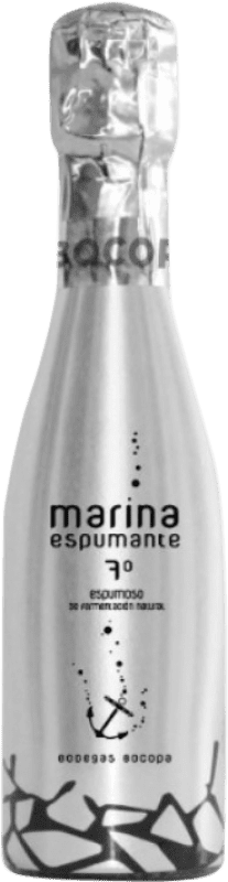 3,95 € 免费送货 | 白起泡酒 Bocopa Marina D.O. Alicante 巴伦西亚社区 西班牙 Moscato — 麝香葡萄, Moscatel — 麝香葡萄 小瓶装 20 cl