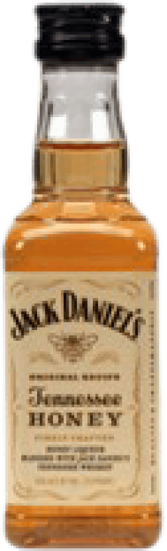3,95 € Free Shipping | Whisky Bourbon Jack Daniel's Tennessee Honey Miniature Bottle 5 cl
