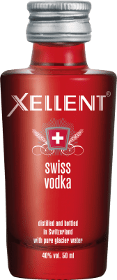5,95 € Free Shipping | Vodka Willisau Xellent Switzerland Miniature Bottle 5 cl
