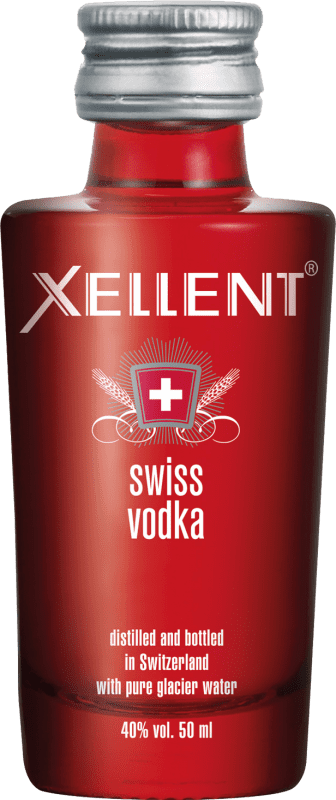 4,95 € 免费送货 | 伏特加 Willisau Xellent 微型瓶 5 cl