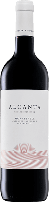 6,95 € Spedizione Gratuita | Vino Rosso Alcanta D.O. Alicante Comunità Valenciana Spagna Monastrell 75 cl