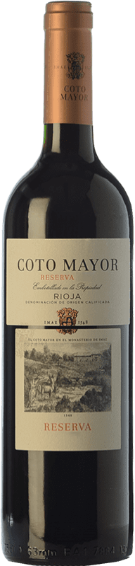 15,95 € Envio grátis | Vinho tinto Coto de Rioja Coto Mayor Reserva D.O.Ca. Rioja La Rioja Espanha Tempranillo, Graciano Garrafa 75 cl
