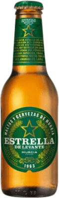 15,95 € 送料無料 | 24個入りボックス ビール Estrella de Levante 小型ボトル 25 cl