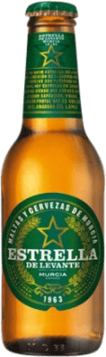 15,95 € Spedizione Gratuita | Scatola da 24 unità Birra Estrella de Levante Piccola Bottiglia 25 cl