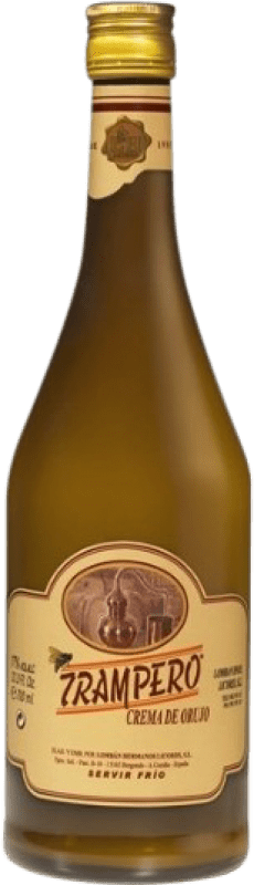 8,95 € Envío gratis | Crema de Licor Trampero Orujo Botella 70 cl