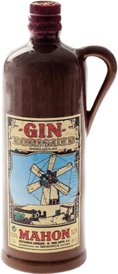 25,95 € Envio grátis | Gin Xoriguer Gin Caneca Cerámica Garrafa 70 cl