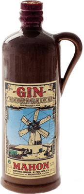 36,95 € Envío gratis | Ginebra Gin Xoriguer Jarra Caneca, Ceramic Porcelain — Porcelana Cerámica España 70 cl