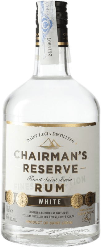 28,95 € Free Shipping | Rum Saint Lucia Chairman's White Saint Lucia 70 cl