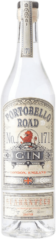 29,95 € Envio grátis | Gin Portobello Road Gin Garrafa 70 cl