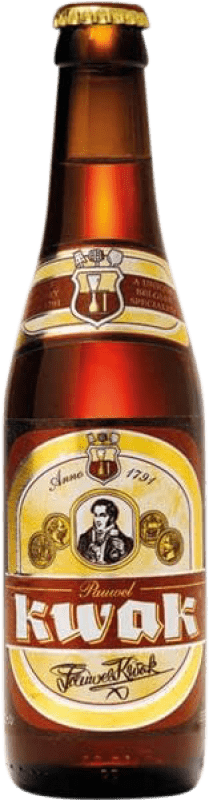 2,95 € Spedizione Gratuita | Birra Kwak Ale Belgio Bottiglietta Terzo 33 cl