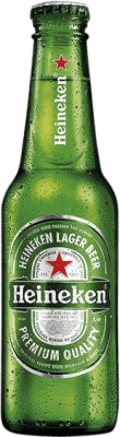 46,95 € 送料無料 | 24個入りボックス ビール Heineken オランダ 3分の1リットルのボトル 33 cl