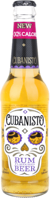 51,95 € Free Shipping | 24 units box Beer Cubanisto Rum Flavoured United Kingdom One-Third Bottle 33 cl