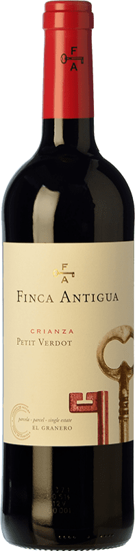 8,95 € Spedizione Gratuita | Vino rosso Finca Antigua Crianza D.O. La Mancha Spagna Petit Verdot Bottiglia 75 cl