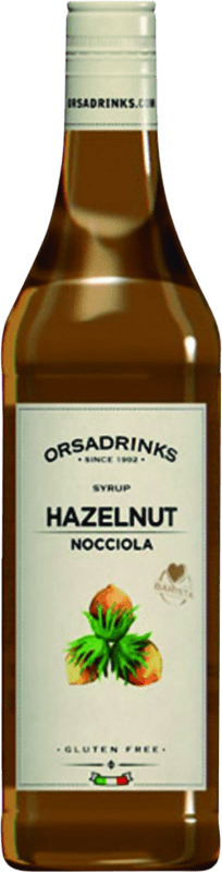 9,95 € Envio grátis | Xarope para Cocktail Orsa ODK Itália 75 cl Hazelnut — Avelã Sem Álcool