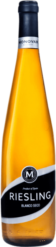 13,95 € Envío gratis | Vino blanco Monovar Seco España Riesling Botella Magnum 1,5 L