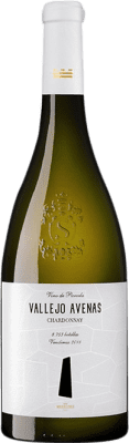 11,95 € 免费送货 | 白酒 Murviedro Vallejo Avenas Blanco D.O. Utiel-Requena 西班牙 Chardonnay 瓶子 75 cl