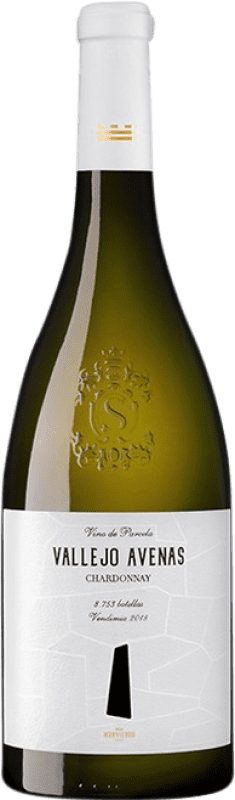 15,95 € Бесплатная доставка | Белое вино Murviedro Vallejo Avenas D.O. Utiel-Requena Испания Chardonnay — Шардоне Бутылка 75 cl