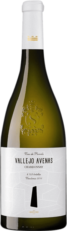 15,95 € 免费送货 | 白酒 Murviedro Vallejo Avenas Blanco D.O. Utiel-Requena 西班牙 Chardonnay 瓶子 75 cl
