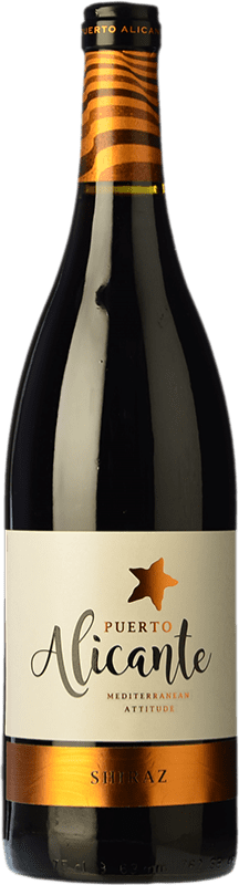 9,95 € Spedizione Gratuita | Vino Rosso Vicente Gandía Puerto Rovere D.O. Alicante Comunità Valenciana Spagna Syrah 75 cl