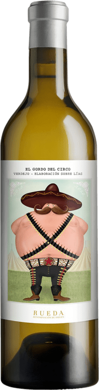 42,95 € Kostenloser Versand | Weißwein Casa Rojo El Gordo del Circo D.O. Rueda Kastilien und León Spanien Verdejo Magnumflasche 1,5 L