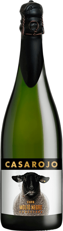 19,95 € 送料無料 | 白スパークリングワイン Casa Rojo Molto Negre D.O. Cava スペイン Trepat ボトル 75 cl