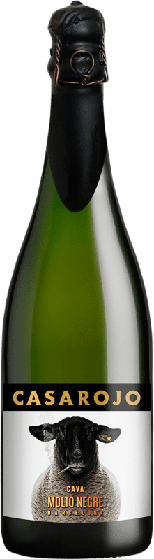 31,95 € Kostenloser Versand | Weißer Sekt Casa Rojo Moltó Negre Brut — Herb D.O. Cava Spanien Trepat 75 cl