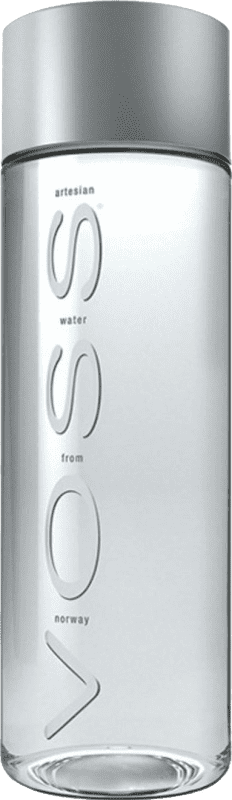 46,95 € 送料無料 | 24個入りボックス 水 VOSS Water PET 3分の1リットルのボトル 33 cl