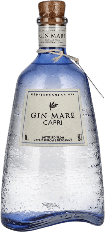 59,95 € Spedizione Gratuita | Genever Gin Global Premium Mare Capri Spagna 1 L Bergamot — Bergamotto, Lemon — Limone
